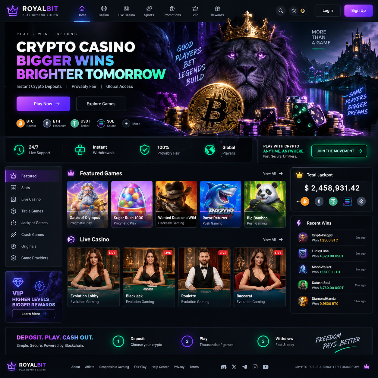 Krypto Casinos In Deutschland 2026 Wie Uiux Design Das Online Glcksspiel Mit Bitcoin Co Verndert